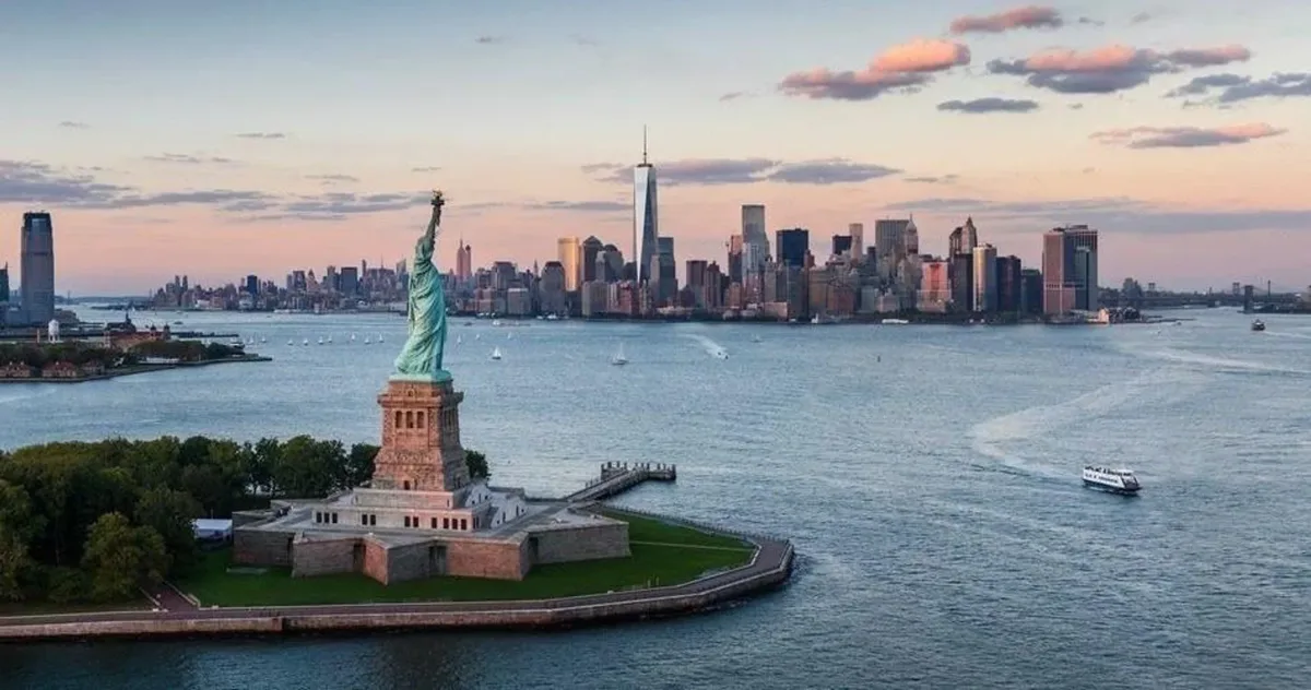 Statue of Liberty and New York Harbor